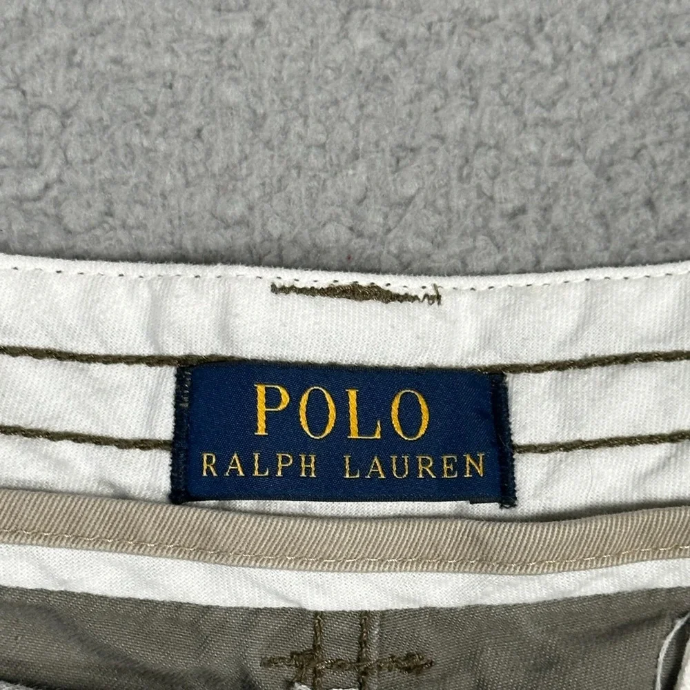 Polo Ralph Lauren Cargo Shorts Mens 36 (Fits 35) Green Gray 10